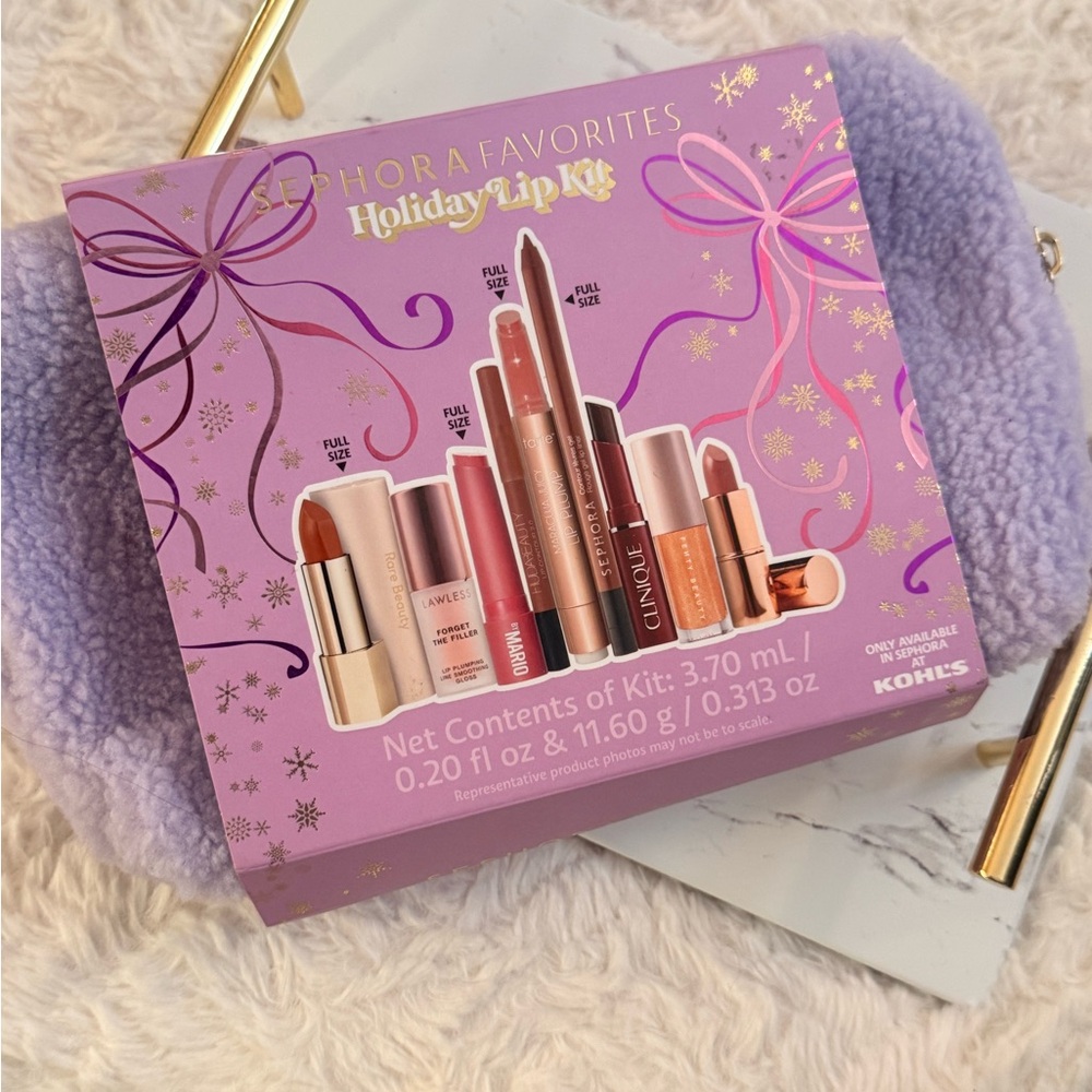 SOLD!! ❌❌❌ Sephora Holiday Lip Kit with Vibrant Shades